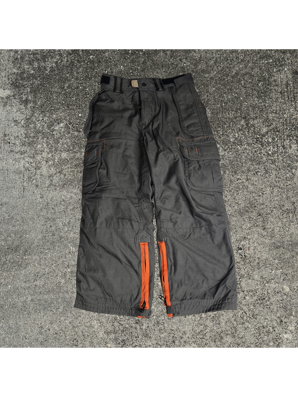 Gap Kids Black Orange Snow Adjustable Waist Insulated Pants Size S